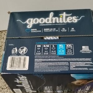 Goodnites Boys Nighttime Diapers Xl 28 Count.
